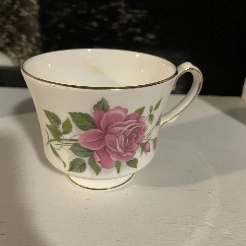 Vintage Duchess Rose Teacup England Replacement 1940's